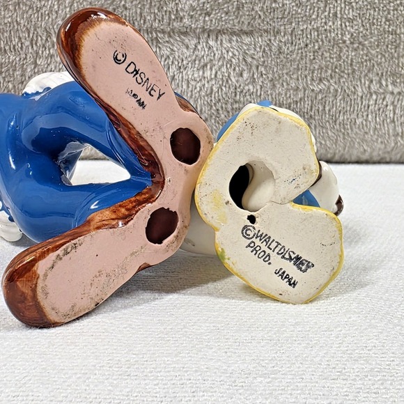 Disney Japan Vintage Porcelain Figurine Lot of 2 Goofy & Donald - Picture 11 of 11